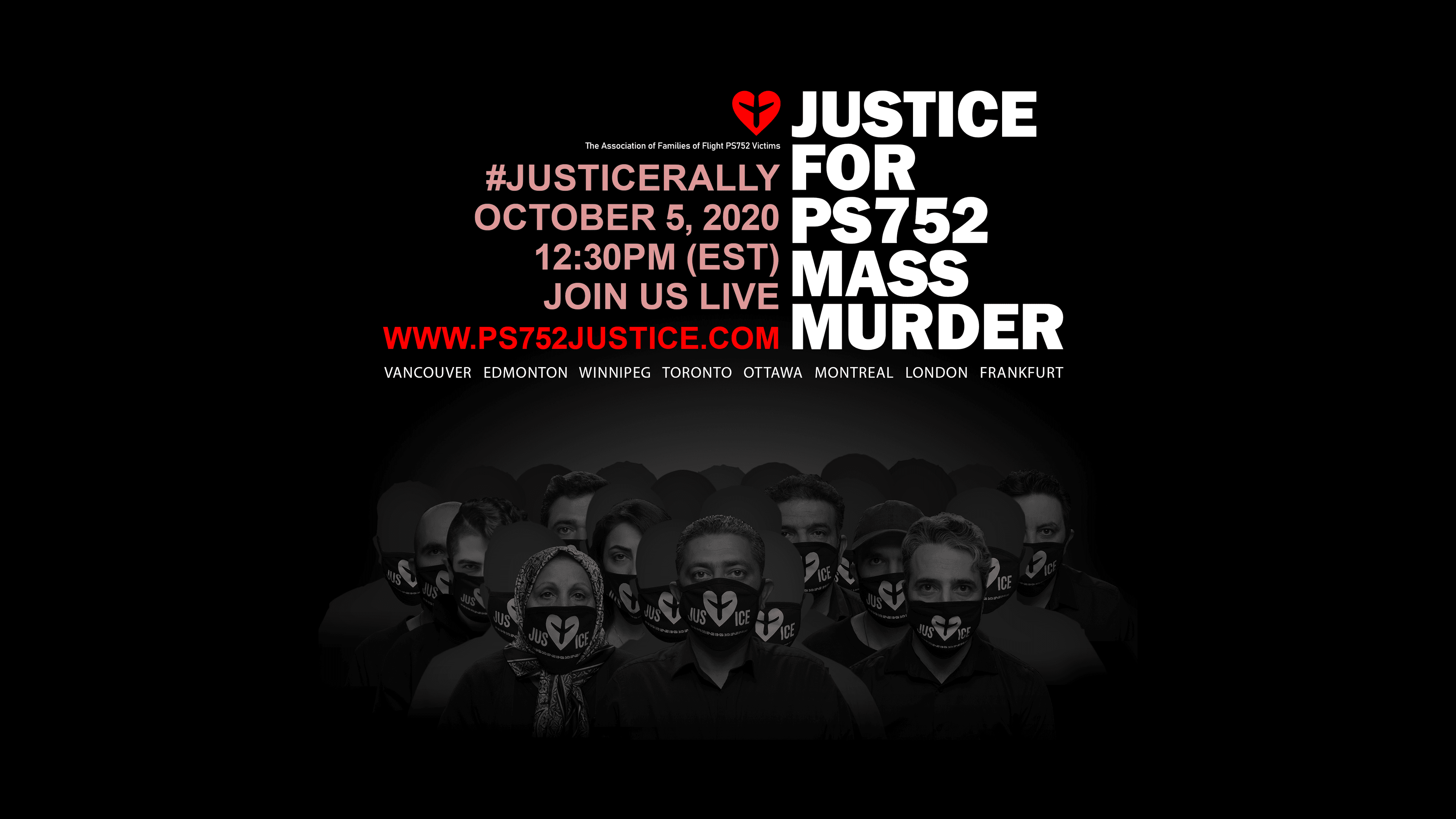 Rally - Justice for PS752 Mass Murder