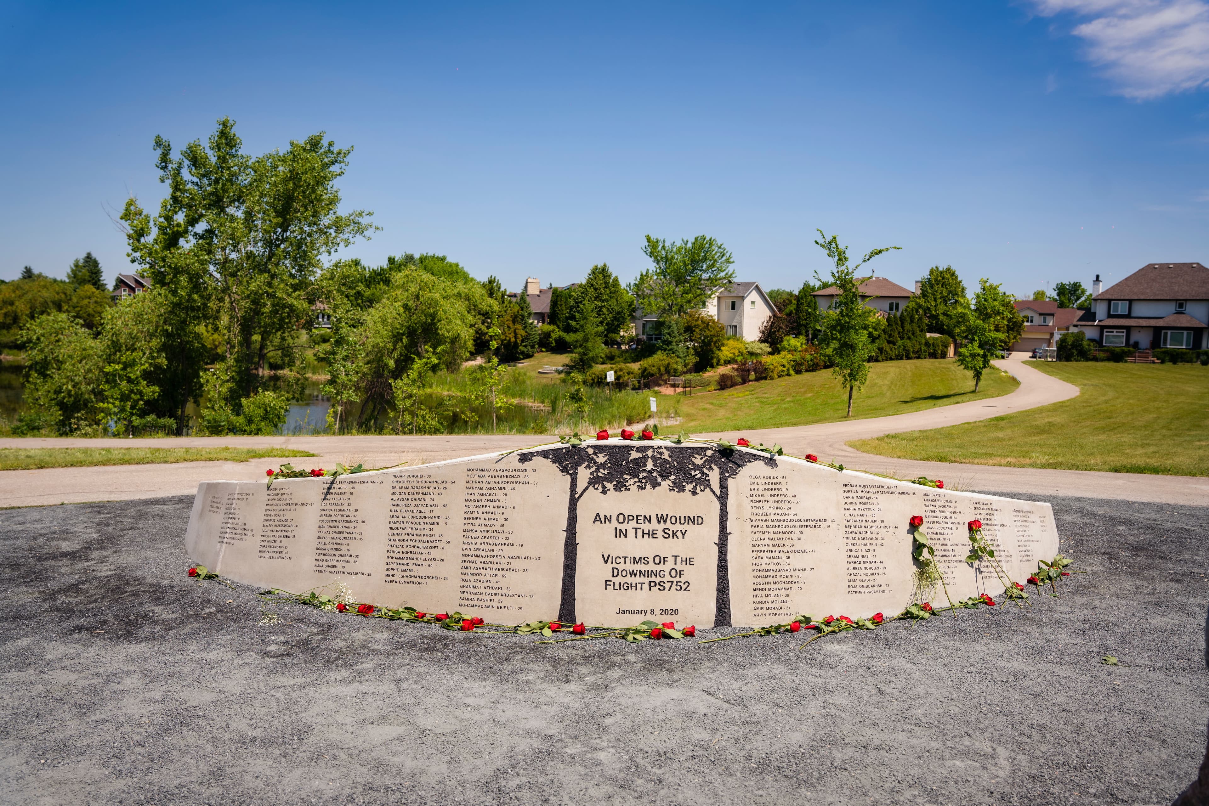 PS752 Victims Memorial in Winnipeg