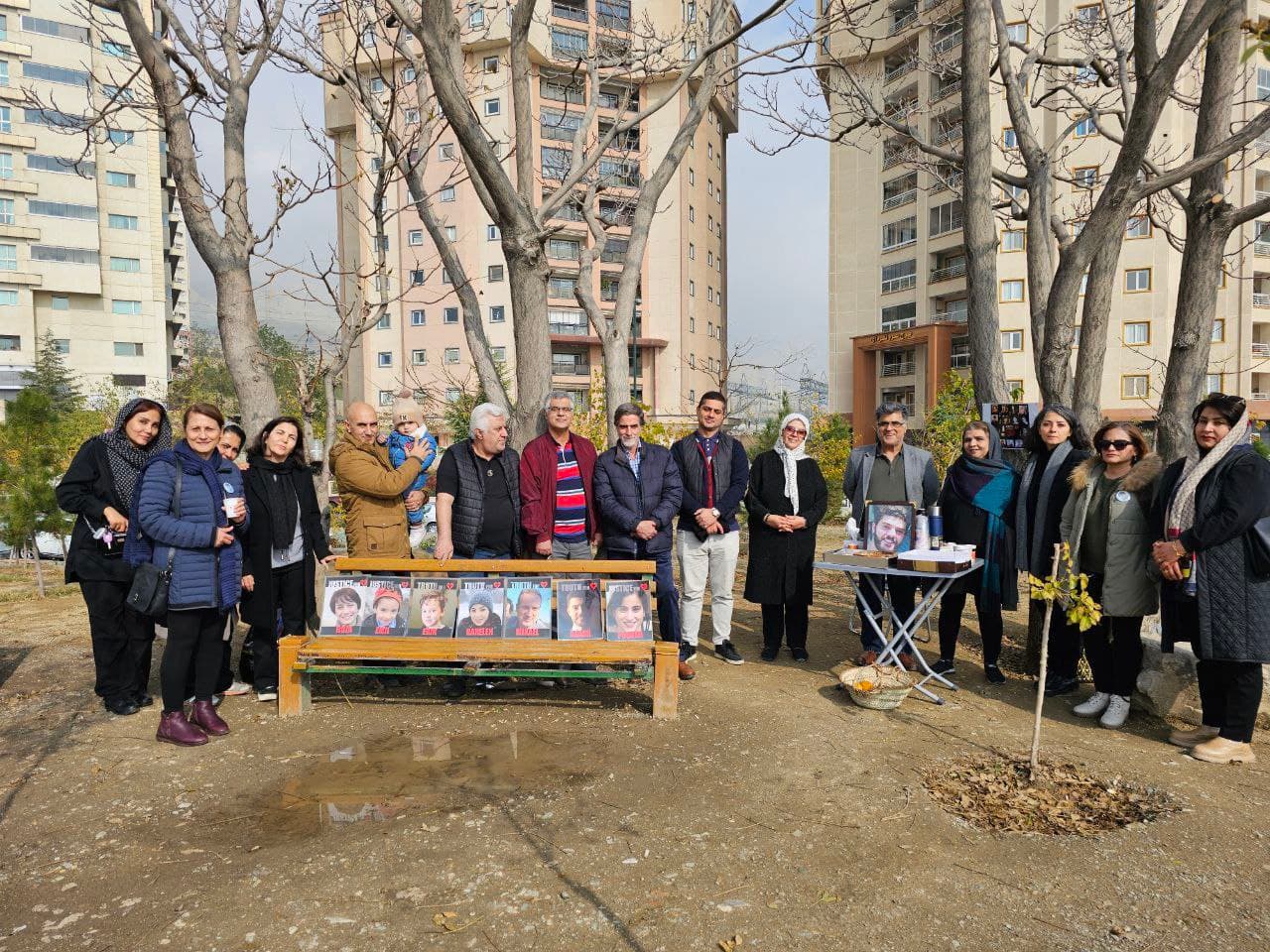 Families of Flight PS752 Victims honoring Aban-born passengers in Baam-e-Tehran