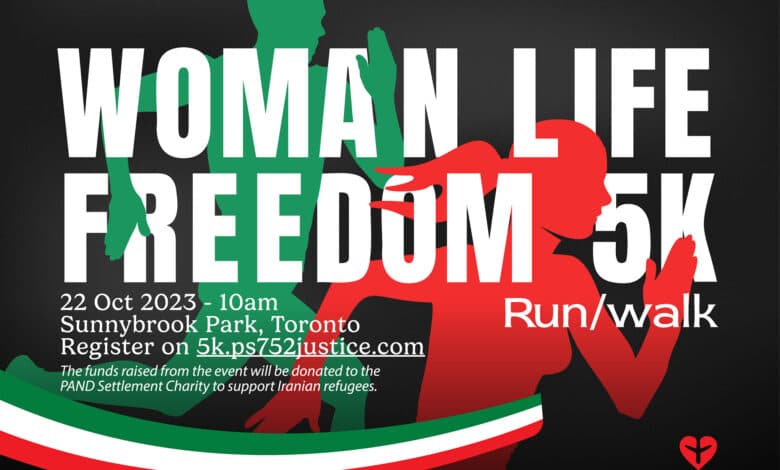 Woman, Life, Freedom 5K Run/Walk poster