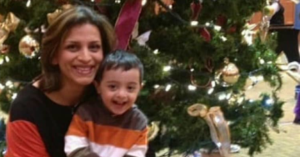 Ramtin Ahmadi and Behnaz Ebrahimi Khoei celebrating christmas