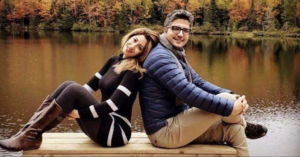 Arvin Morattab and Aida Farzaneh at the Lake