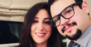 Niloufar Ebrahim and her husband, Saeed Tahmasebi