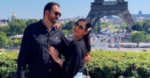 Mohsen Salahi and Mahsa Amirliravi travelling - Paris
