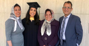 Sara Saadat - Graduation with her mother, Shokoufeh Choupannezhad