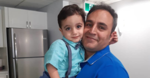 Farhad Niknam and his son