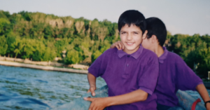 Arvin Morattab as a child