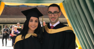 Sara Saadat at her graduation