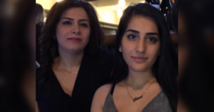 Ayeshe Pourghaderi and her daughter, Fatemeh Pasavand