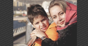 Mahdieh Hajighassemi and her son, Arsam Niazi