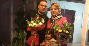 Amir Hossein Ovaysi, Asal Ovaysi and Sara Hamzeei in Iran