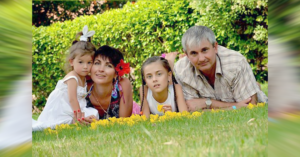 Serhiy Khomenko with his family