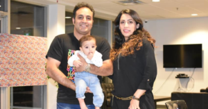 Farhad Niknam , his wife and