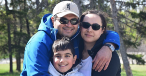Seyed Noojan Sadr and Farzaneh Naderi - Family photo