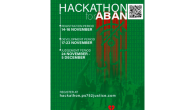 Hackathon for Aban Poster, by PS752Justice