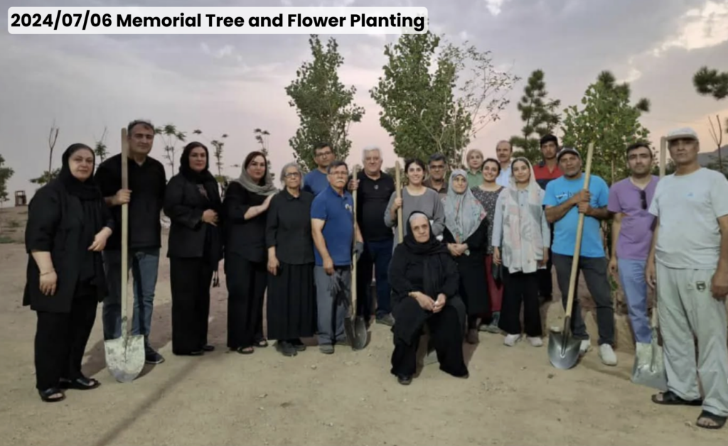 Tree and Flower Planting Tribute in Tehran