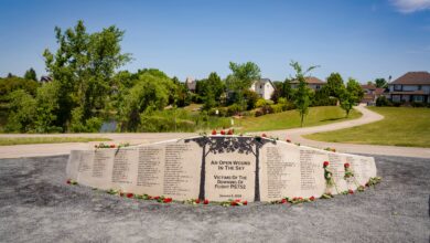 PS752 Victims Memorial in Winnipeg